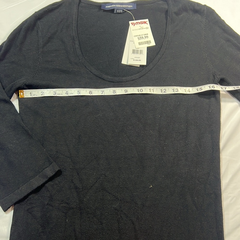 NWT French connection ankle length, Bambi, black dress size 10 - Picture 6 of 10
